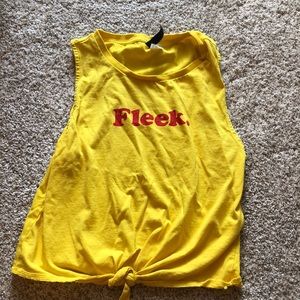 fleek crop top